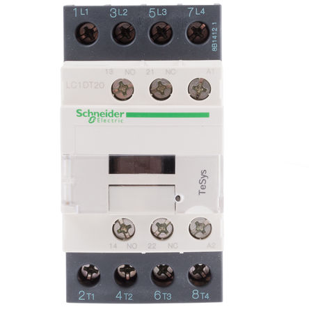 Schneider Electric - LC1DT20U7 - Schneider Electric Tesys D LC1D ϵ�� �Ӵ��� LC1DT20U7, 4 ����������������������������, 20 A, 240 V ������Ȧ		