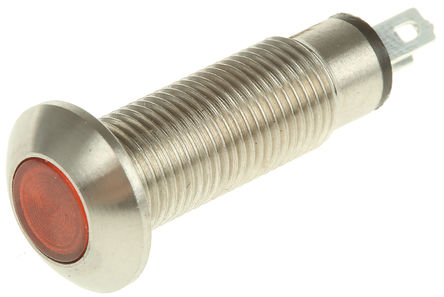 Marl - 534-501-63 - Marl 534-501-63 7 mm  ɫ LED ָʾ, ƬӶ, 8.1mmװ׳ߴ, 12  28 V /ֱ		