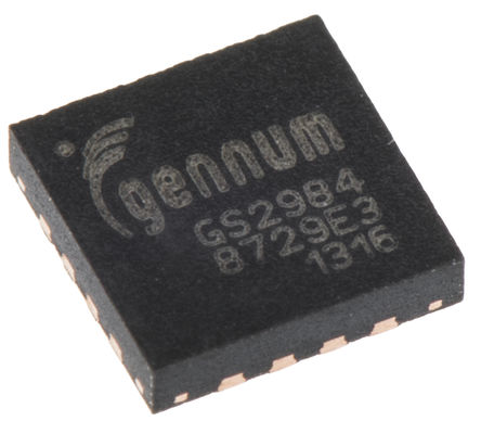 Gennum - GS2984-INE3 - Gennum GS2984-INE3 Ӧ¾, 140m, 3.135  3.465 VԴѹ, 16 QFNװ		