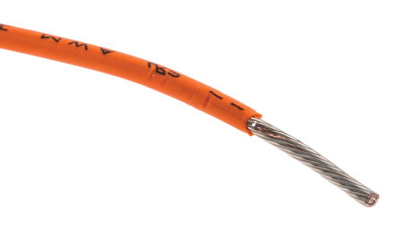 Alpha Wire - 6715 OR001 - Alpha Wire EcoWire ϵ 305m ɫ 18 AWG о ڲߵ 6715 OR001, 0.81 mm2 , 16/0.25 mm оʾ, 600 V		