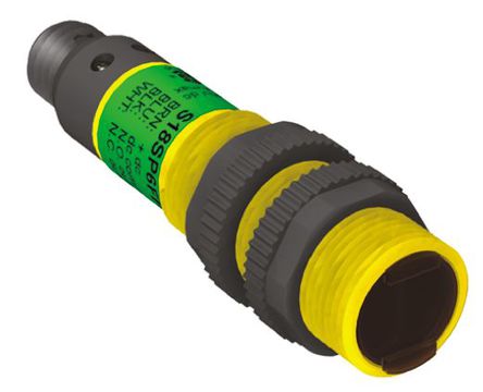 Banner - S18SP6FF100Q - Banner 0  100 mm  LED Դ Բ״  紫 S18SP6FF100Q, PNP, 4-Pin Euro Style Quick Disconnect, Cable, IP69K		