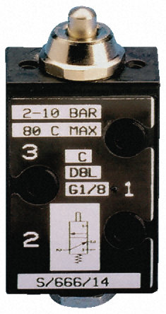 Norgren - S/666/14 - Norgren S/666 ϵ  ѹпϽ ֶƷ S/666/14, 10 barѹ, 197L/min, G 1/8, -20  +80C		