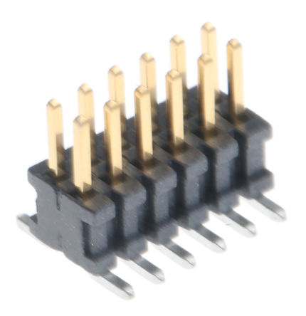 Samtec - FTSH-106-01-L-DV - Samtec FTSH ϵ 12· 1.27mmھ (2) ֱ Ź FTSH-106-01-L-DV, Ӷ˽, 1.75A, 氲װ		