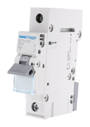 Hager - MT125 25A - Hager 25A 1 B ΢Ͷ· MT125 25A		
