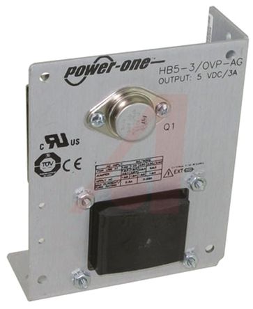 BEL POWER SOLUTIONS INC - HB5-3/OVP-AG - BEL POWER SOLUTIONS INC ʽ ǶʽԵԴ HB5-3/OVP-AG, 100  264V ac, 5V, 3A, 15W, 45%Ч		