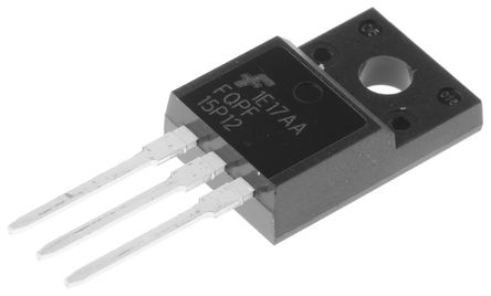 Fairchild Semiconductor - FQPF15P12 - Fairchild Semiconductor QFET ϵ Si P MOSFET FQPF15P12, 10.6 A, Vds=120 V, 3 TO-220Fװ		