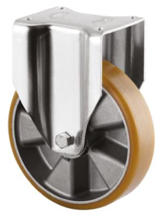 Tente - 3648ITP125P63 FLAT - HD fixed castor plate fit, 125mm 500kg		