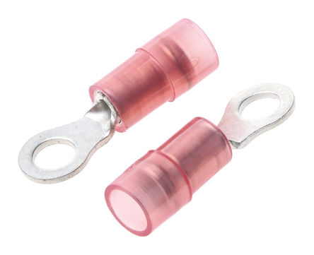 RS Pro - RNYDM1-3.7 - RS Pro RNYD ϵ, ɫ Ե ѹӶ RNYDM1-3.7, M3.5 (#6) ˨, 3.7mmڻֱ, 20.4mmܳ		