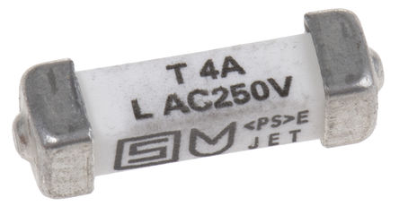 Schurter - 3403.0172.24 - Schurter 4A T۶ ɸλ̶۶ 3403.0172.24, 10.1 x 3 x 3.75mm, 125 V dc, 250 V ac		