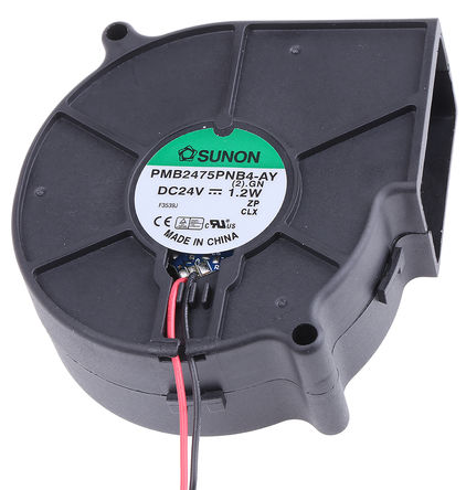 Sunon - PMB2475PNB4-AY(2).GN - Sunon PMB ϵ ķ PMB2475PNB4-AY(2).GN, 24 V ֱ, 12.75m3/h, 75.7 x 75.7 x 30mm		