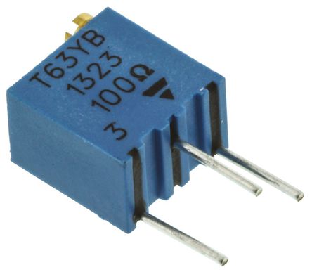 Vishay - T63YB101KT20 - Vishay T63YB ϵ 1415е ת ͨ ΢ T63YB101KT20, Ӷ, 100 10%, 1/4W, 100ppm/C		