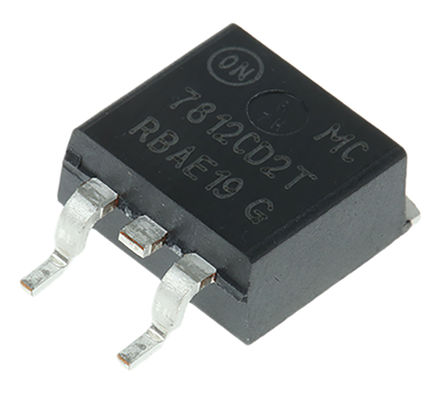 ON Semiconductor - MC7812CD2TG - ON Semiconductor MC78xx ϵ MC7812CD2TG ѹ,  35 V, 12 V, 4%ȷ, 1A, 3 D2PAK		