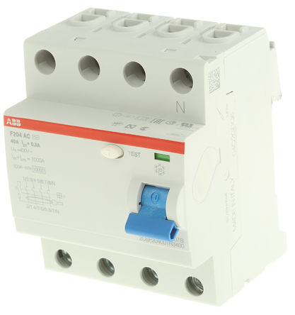 ABB - 2CSF204001R3400 - ABB F200 ϵ 4 AC ʣ· 2CSF204001R3400, 40A, 300mAբ		