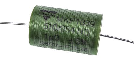 Vishay - MKP1839510084HQ - Vishay MKP 1839 HQ ϵ 1F ۱ϩ (PP) MKP1839510084HQ, 5%, 800 V ֱ, ͨ		