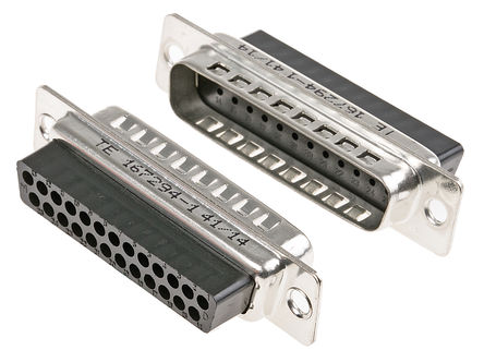 TE Connectivity - 167294-1 - TE Connectivity AMPLIMITE HDP-20 ϵ 25· ֱ ѹʽ D-sub  ͷ 167294-1		