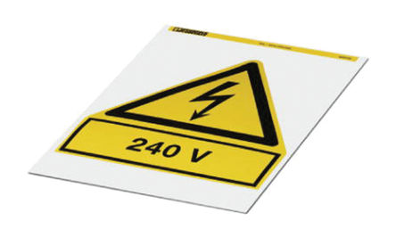 Phoenix Contact - 0830450 - Phoenix Contact 0830450 1װ Ԥӡǩ, 200mm, 200mm		