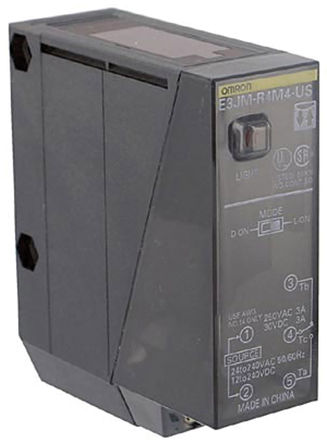 Omron - E3JM-R4M4-US - Omron 4 m LED Դ ״  紫 E3JM-R4M4-US, ̵, ӿ, IP66		