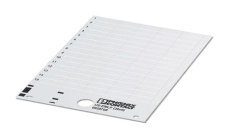 Phoenix Contact - 0828792 - Phoenix Contact 0828792 114װ ɫ հײɽǩ, 17mm, 7mm		