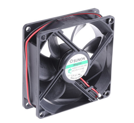 Sunon - HA80251V4-000U-999 - Sunon HA ϵ 0.8W 12 V ֱ  HA80251V4-000U-999, 40m3/h, 2000rpm, 80 x 80 x 25mm		