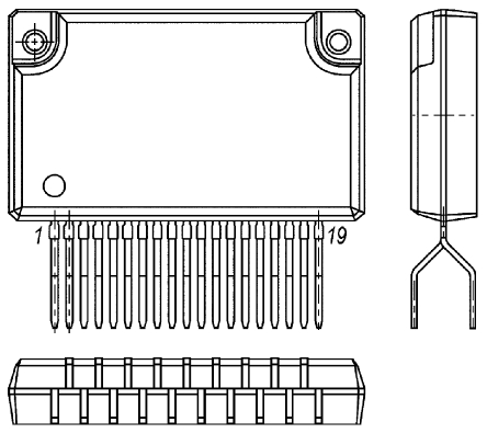 ON Semiconductor - STK672-432A-E - ON Semiconductor  IC STK672-432A-E, Stepper, 2A, 48kHz, 4.75  5.25 V		