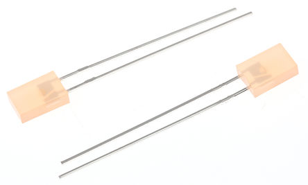 Broadcom - HLMP-S400 - Broadcom ɫ (602 nm ) LED HLMP-S400, 1.9 V, 3.5 mcd, 110 ӽ  ͨ		