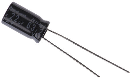 Rubycon - 63YXF22M6.3X11 - Rubycon YXF ϵ�� 63 V ֱ�� 22��F ͨ�� ���������� 63YXF22M6.3X11, ��20%�ݲ�, ���+105��C		