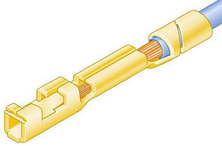 Amphenol FCI - 47745-001LF - Amphenol FCI Mini-PV ϵ ĸ ѹӽ߶ 47745-001LF, ƽ ͭо, 26AWG  22AWG		