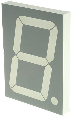 Kingbright - SC40-19EWA - Kingbright 1ַ 7  ɫ LED  SC40-19EWA, 23 mcd, ҲС, 101.2mmַ, ͨװװ		