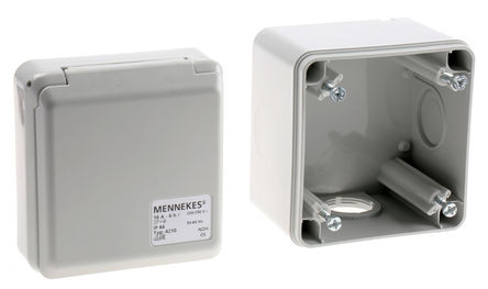 Mennekes - 4102 - Mennekes ɫ 3P ҵԴ ڹʽ  4102, 16A, 230 V, IP44		