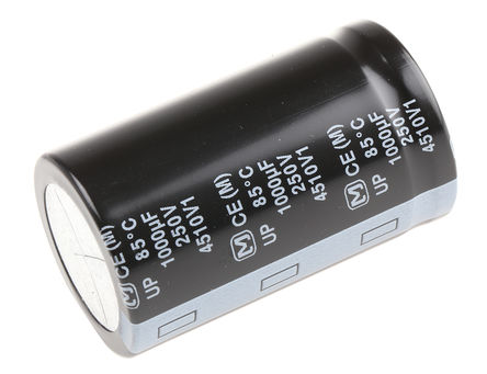 Panasonic - ECEC2EP102DJ - Panasonic HA ҧʽ ϵ 250 V 1000F ͨ  ECEC2EP102DJ, 20%ݲ, +85C		