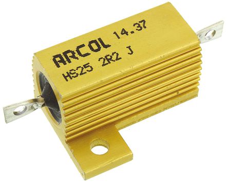 Arcol - HS25 2R2 J - Arcol HS25 ϵ HS25 2R2 J 25W 2.2 5%  尲װ̶ֵ, Ӷ, Ƿװ		