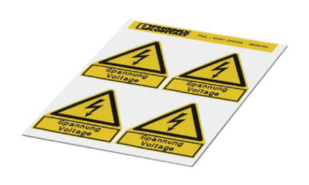 Phoenix Contact - 0830454 - Phoenix Contact 0830454 16װ Ԥӡǩ, 25mm, 25mm		