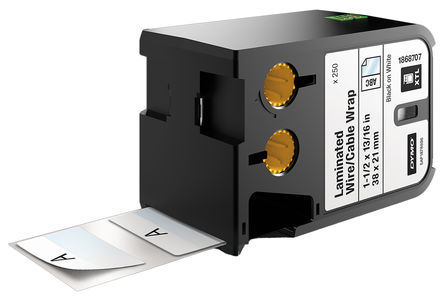 DYMO XTL - 1868707 - DYMO XTL 250װ ׵׺ ճ̶ ±ʶ 1868707, 38 mm		