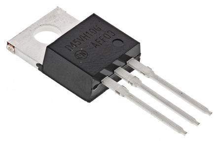 ON Semiconductor - D45VH10G - ON Semiconductor D45VH10G , PNP , 15 A, Vce=80 V, HFE:20, 20 MHz, 3 TO-220ABװ		