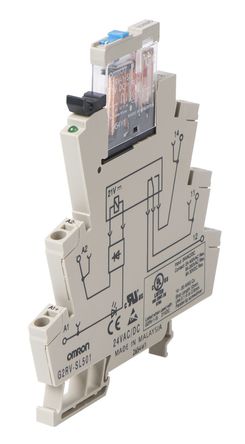 Omron - G2RV8028G - Omron G2RV8028G ˫ ʽ Ǳ̵, 6 A, 24V ac/dc		
