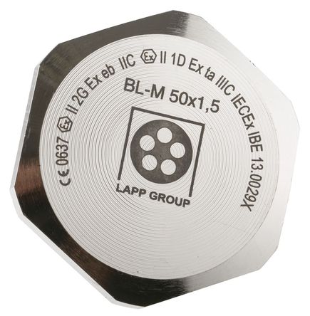 Lapp - 52103163 - Lapp ͭ IP68 ATEX M50 ܷͷ 52103163 ͷ, 59mmֱ		