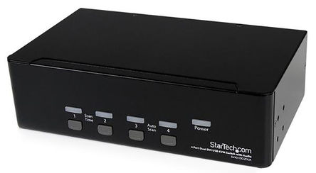 Startech - SV431DD2DUA - Startech KVM 切换器 SV431DD2DUA, 4端口, DVI, USB		