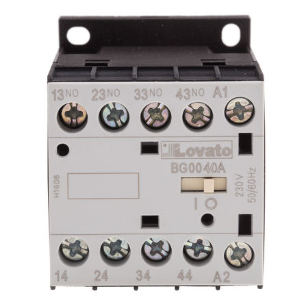 Lovato - 11BG0040A230 - Lovato BG ϵ Ӵ 11BG0040A230, 4 , 10 A, 230 V Ȧ		