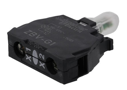 Schneider Electric - ZBVG1 - Schneider Electric XB4 XB5 ϵ  ZBVG1, 110  120 V, ɫ LED, ݶӶ		
