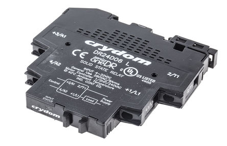 Crydom - DR24D06 - Crydom 6 A rms DIN찲װ ̵̬ DR24D06, 㽻л, 280VЧֵ		