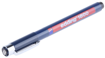 Edding - 1800-0.3-001 - Edding 黑色 技术绘图笔, 0.35 mm笔尖		