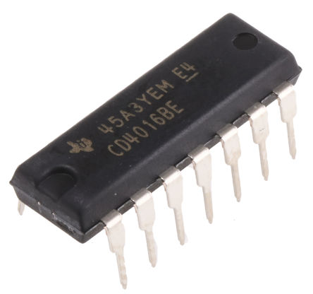 Texas Instruments - CD4016BEE4 - Texas Instruments CD4016BEE4 ģⵥ, ĵ, 10 V15 V5 VԴ, 14 PDIPװ		