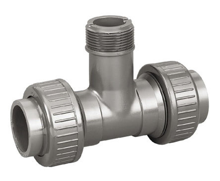 Georg Fischer - 721310339 - PVC-U, Tee Fitting, 1 1/4" BSP		