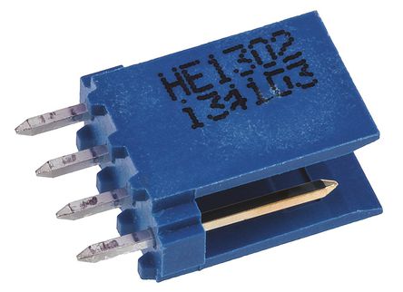 TE Connectivity - 281696-4 - TE Connectivity AMPMODU HE13 ϵ 4· 2.54mmھ (1) ֱ PCB  281696-4, Ӷ˽, 3A, ͨ		