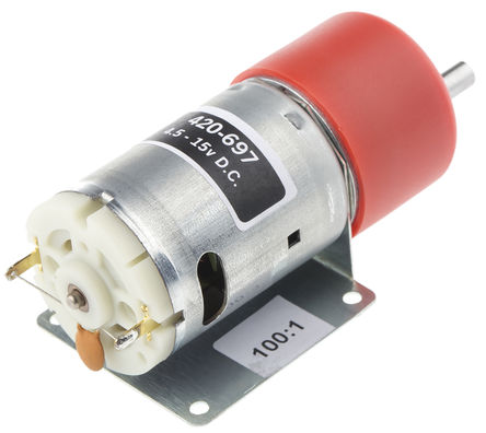 RS Pro - 919D1001 - RS Pro 919D ϵ ֱִ綯 919D1001, ˢ, 4.5 V, 6000 gcm, 120 rpm, 19.8 W		