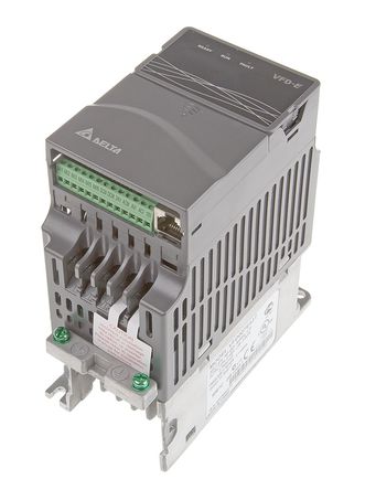 Delta - VFD007E43T - Delta VFD-E ϵ IP20 0.75 kW Ƶ VFD007E43T, 0  600 Hz, 3.2 A, 460 V, ʹ0.75 kW 綯		