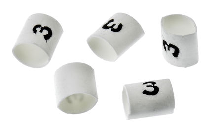 TE Connectivity - TRSA-1019/C/1/3 - TE Connectivity 100װ ɫ ̶ ±ʶ TRSA-1019/C/1/3, 1  3mmֱ, ӡ"3"ͼ		