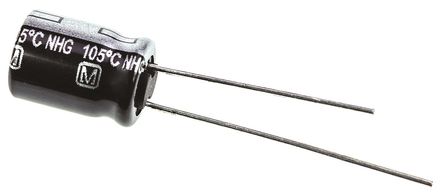 Panasonic - ECA1HHG101 - Panasonic NHG ϵ 50 V ֱ 100F ͨ  ECA1HHG101, 20%ݲ, +105C		