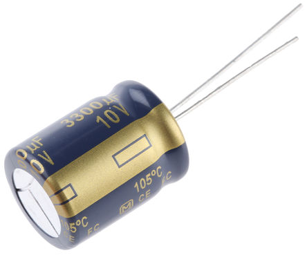 Panasonic - EEUFC1A332S - Panasonic FC  ϵ 10 V ֱ 3300F ͨ  EEUFC1A332S, 20%ݲ, 29m(ֵ), +105C		