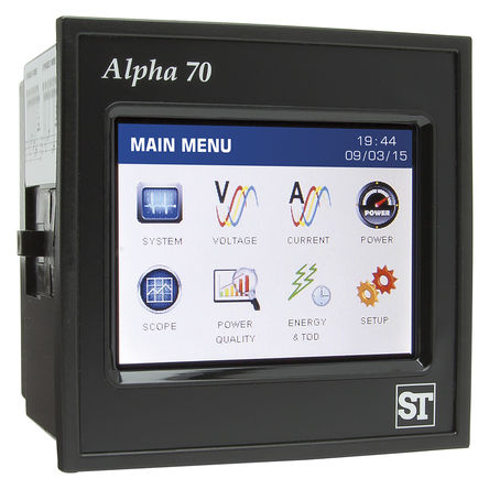 Sifam Tinsley - AP70-38F75HRDI0000 - Sifam Tinsley Alpha 70 ϵ AP70-38F75HRDI0000 92 x 92 mm 14λ LCD ֹʱ		